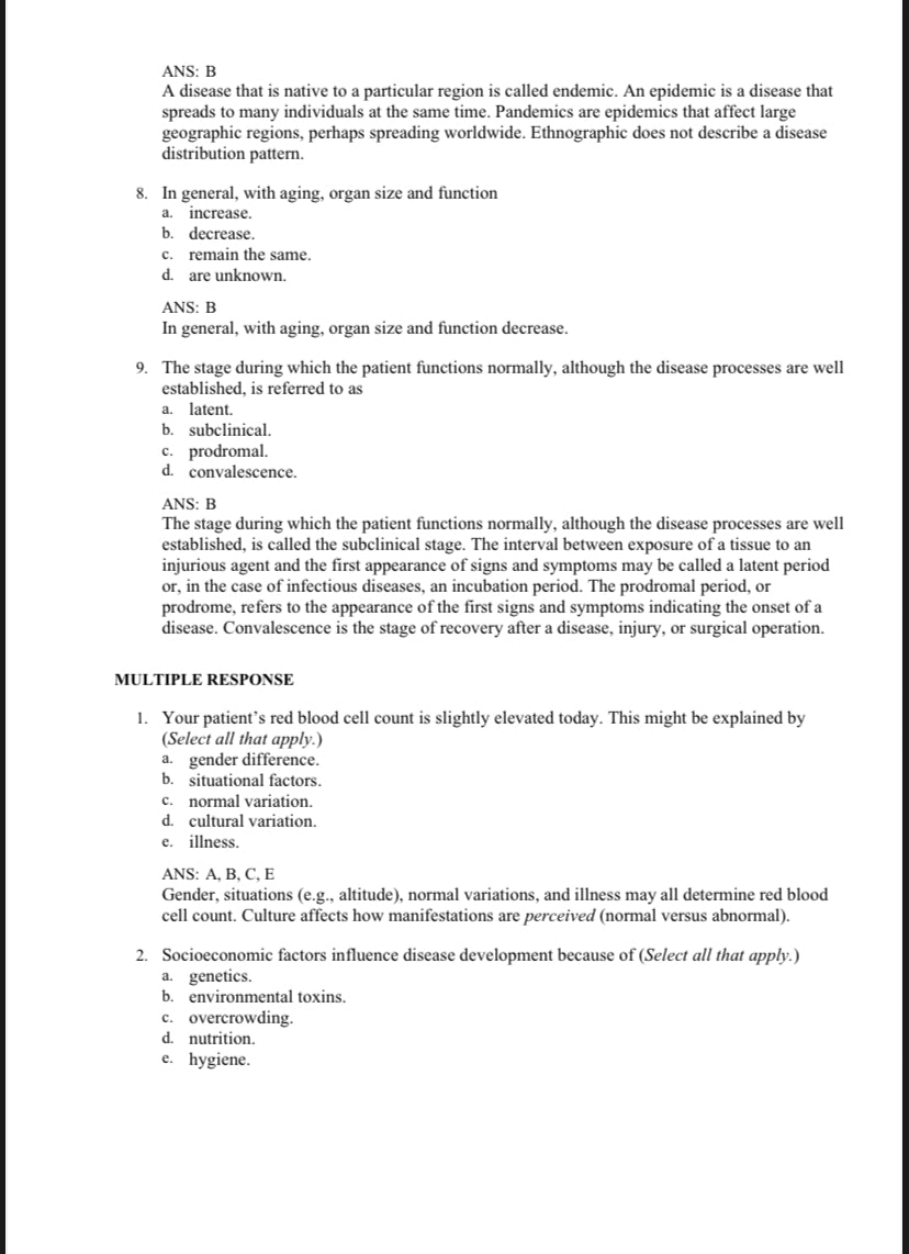 Pathophysiology, 7th Edition by Banasik - Test Bank