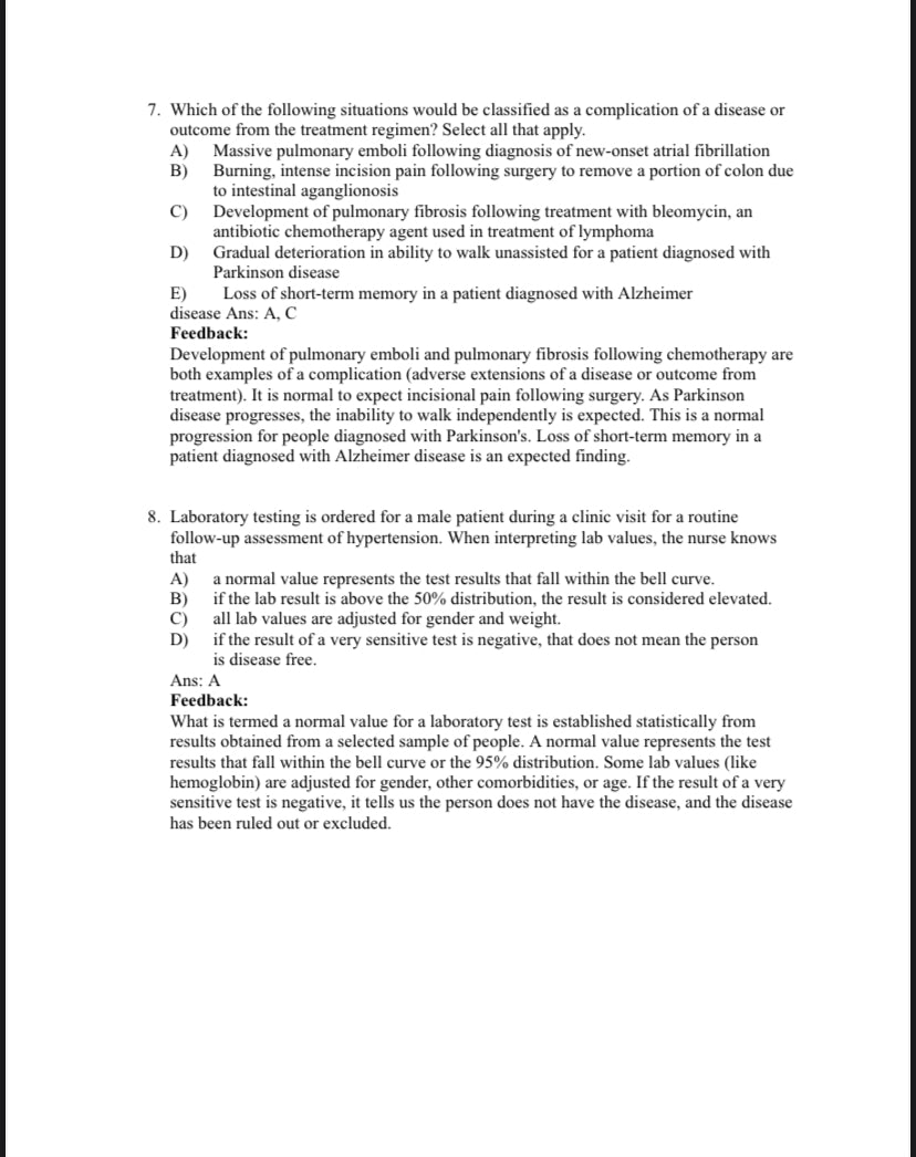 for Porth's Pathophysiology Concepts of Altered Health 10th Edition by Norris - Test Bank