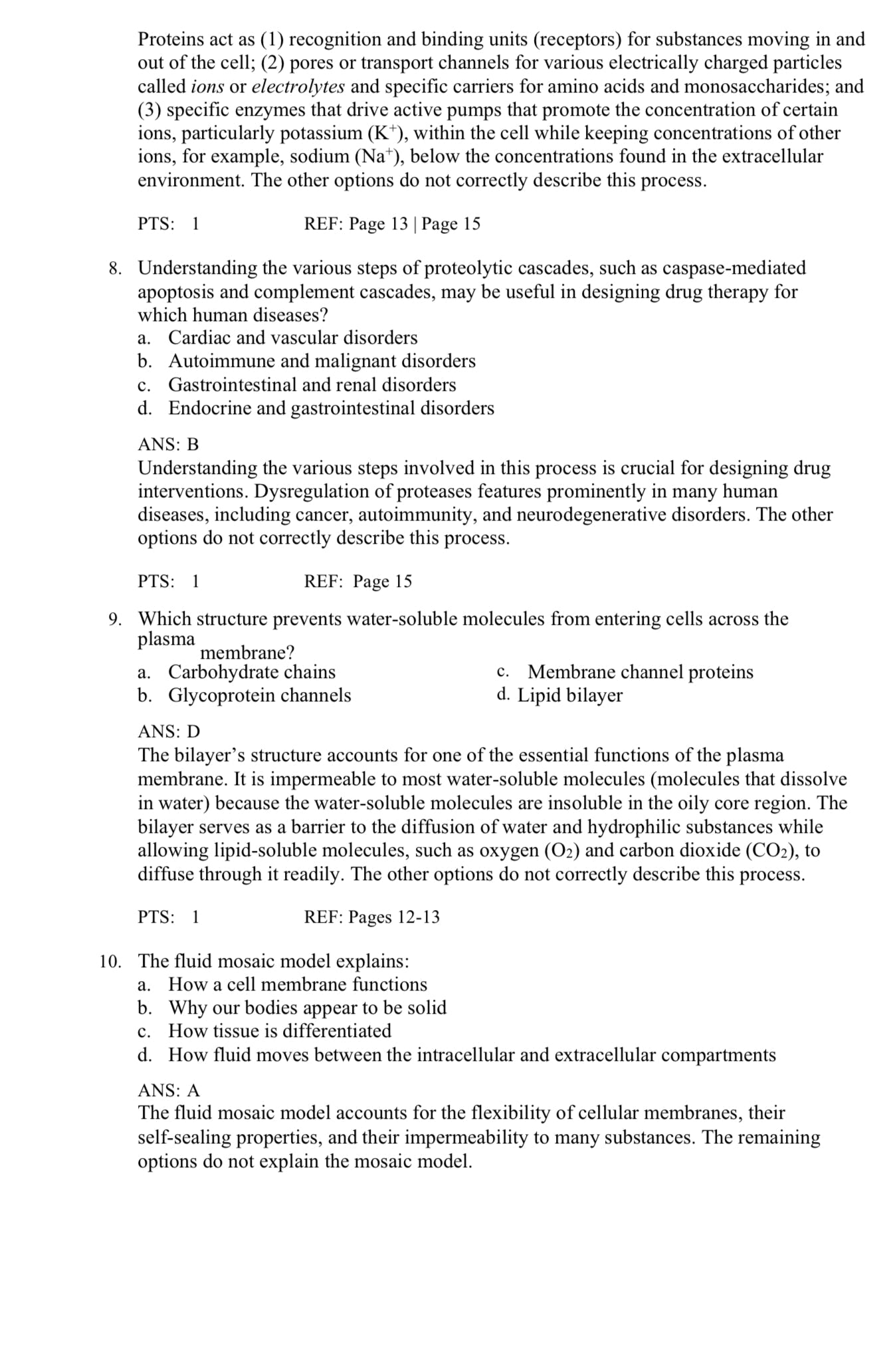 Pathophysiology, 9th Edition by McCance - Test Bank