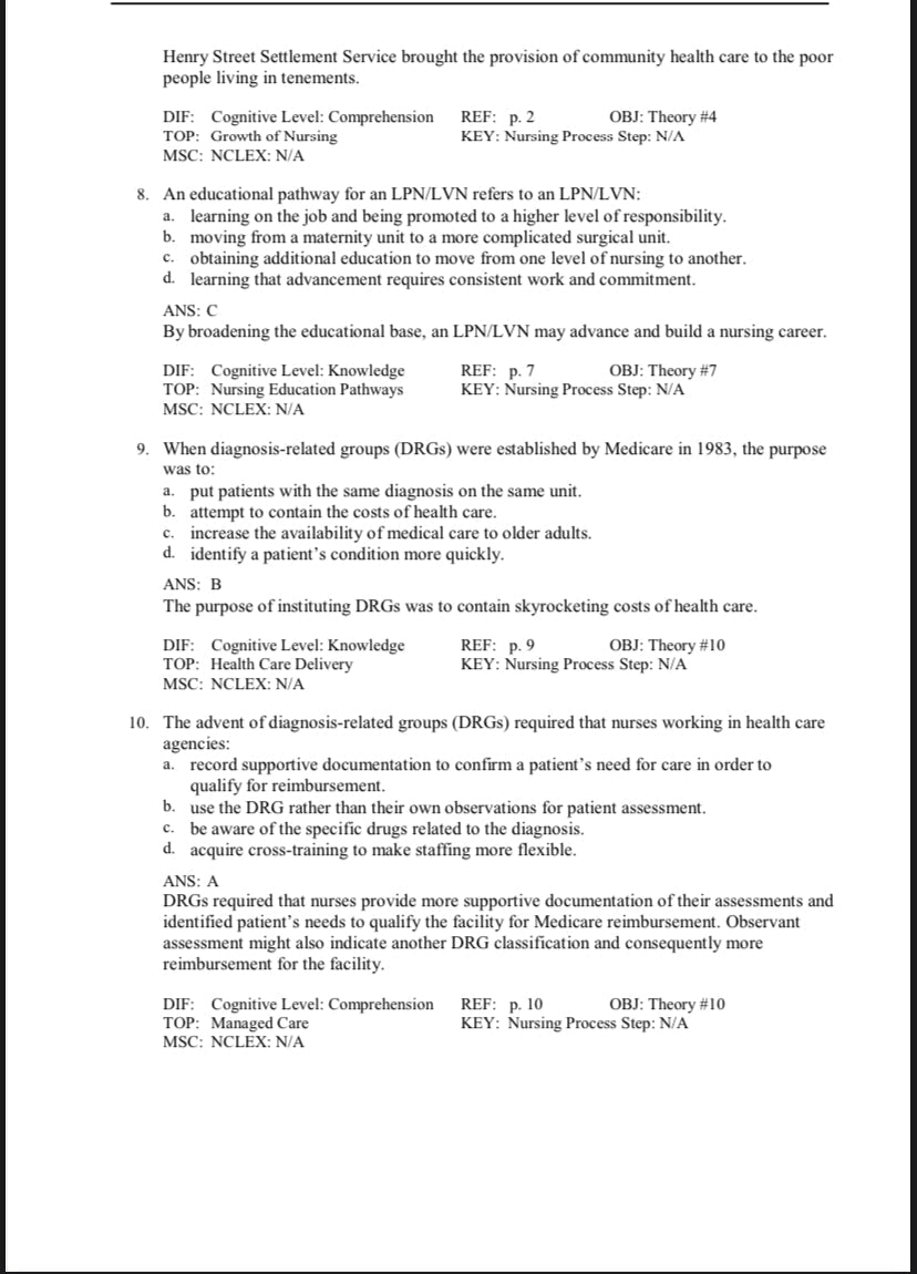 TEST BANK FOR FUNDAMENTAL CONCEPTS AND SKILLS FOR NURSING 6TH EDITION BY WILLIAMS.